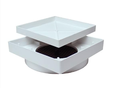 GRELHA P/RALO INVISIVEL BRANCO TAMANHO:15X15 CANA