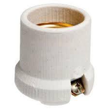 RECEPTOR  DE PORCELANA P /SPOT E-27 250V BRASFORT