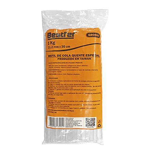 REFIL P/ PISTOLA DE COLA 11MMX30CM 1KG BESTFER