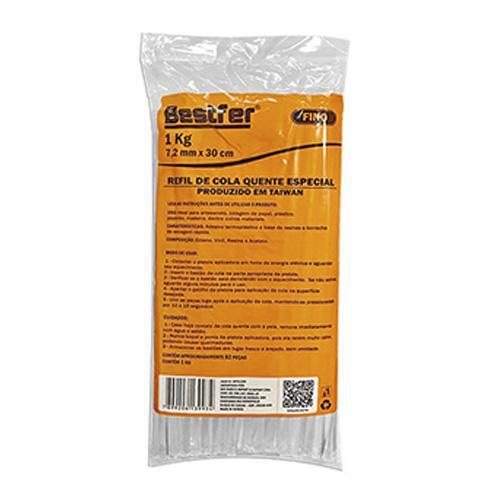 REFIL P/ PISTOLA DE COLA 7,2MMX30CM 1KG BESTFER