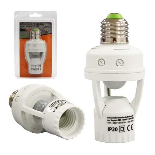 SENSOR DE PRESENCA C/SOQUETE E27 BESTFER
