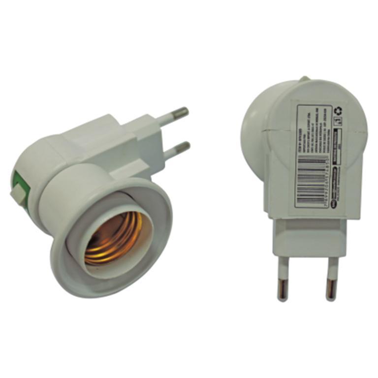 SOQUETE E27 C/ADAPT P/TOMADA E BOTAO LIGA/DESL BESTFER