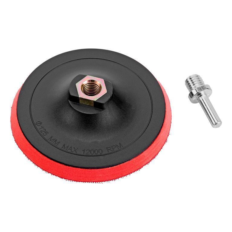 SUPORTE PARA DISCO DE LIXA COM VELCRO 125MM MTX