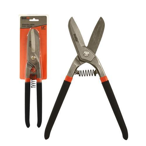 TESOURA RETA P/ CORTAR METAIS 12 BESTFER