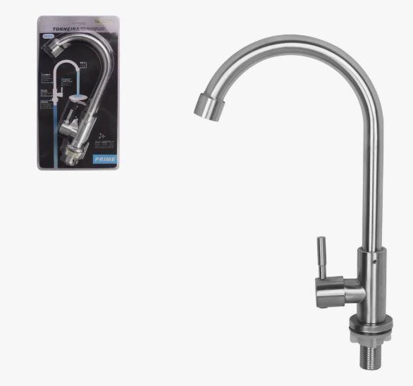 TORNEIRA INOX ESCOVADA P/COZINHA DE MESA STARTOOLS