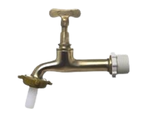 TORNEIRA JARDIM METAL 1130 LONGA AMARELA TD METAIS