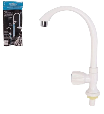 TORNEIRA P/ COZINHA PVC BRANCA DE MESA (ABS) STARTOOLS