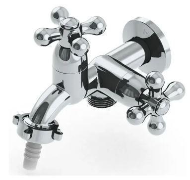 TORNEIRA TANQUE/MAQUINA C- 33 INOX TD METAIS