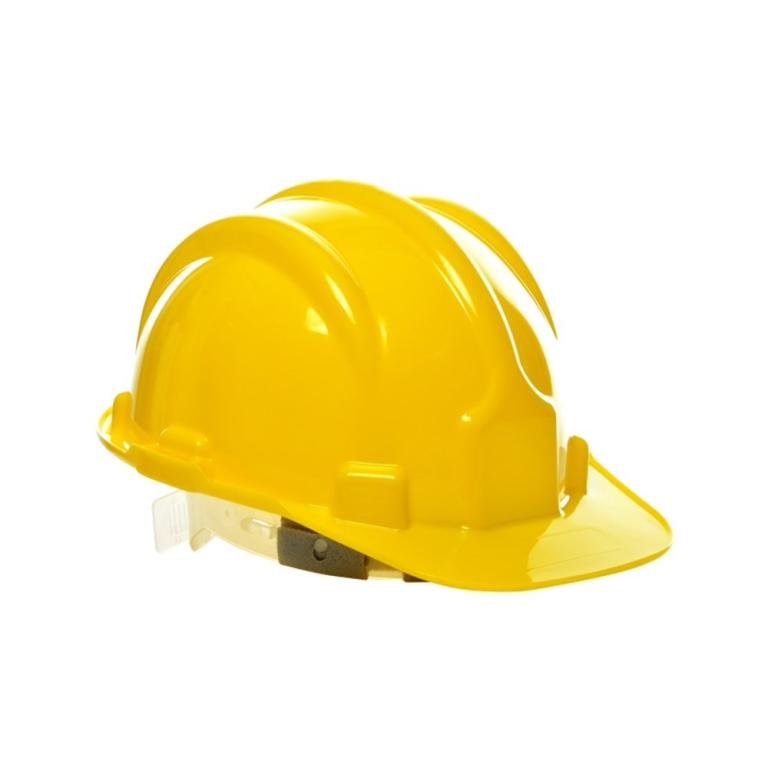 CAPACETE C/CARN.PLASTCOR PL.AMARELO