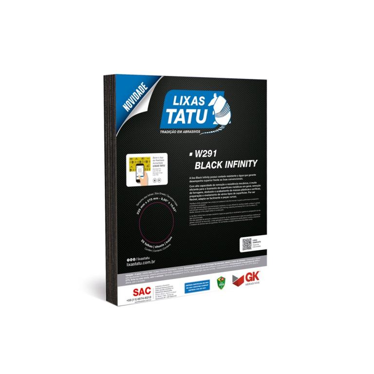 LIXA BLACK INFINITY TATU  60 AG/FER/MASS