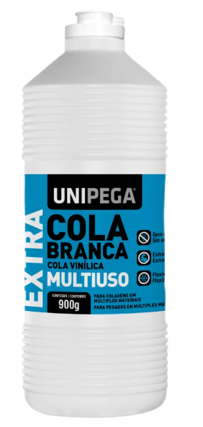 COLA EXTRA MULTIUSO BC FRASCO 900G PVA COLA UNIPEGA