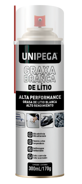 GRAXA BRANCA DE LITIO LT 300ML/170G UNIPEGA