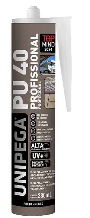 PU40 PRETO CARTUCHO 400G UNIPEGA