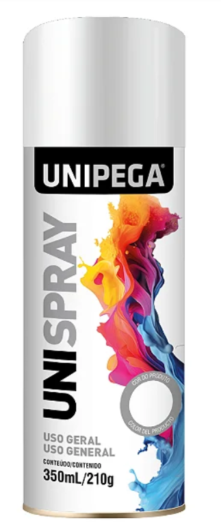 TINTASPRAY HT BRANCO LT 350ML/210G UNIPEGA