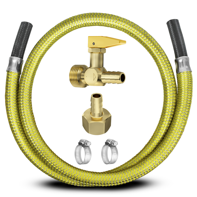 KIT INSTALACAO DE FOGAO E COOKTOP C/REGISTRO CORTA-FOGO RETO 1,25M ROCO