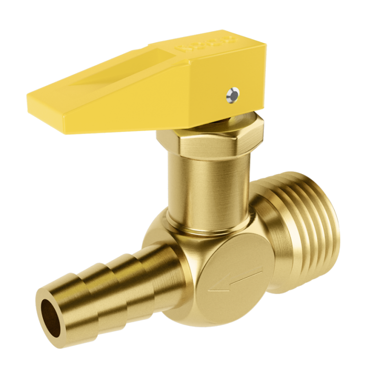 REGISTRO CORTA FOGO 1/2 NPT M X 3/8 TM PRESSAO 7,0 BAR ROCO