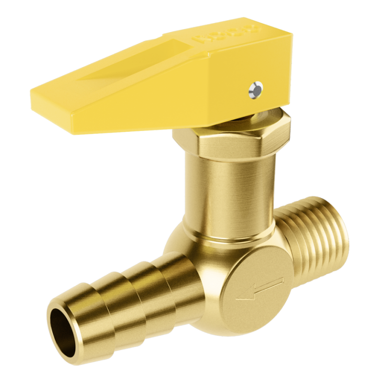 REGISTRO CORTA FOGO 1/4 NPT E X 3/8 TM PRESSAO 7,0 BAR ROCO