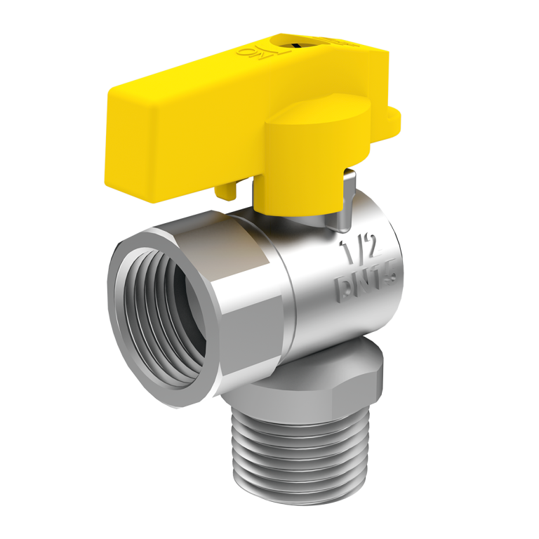 VALVULA ANGULAR GAS 1/2 M X F ROCO