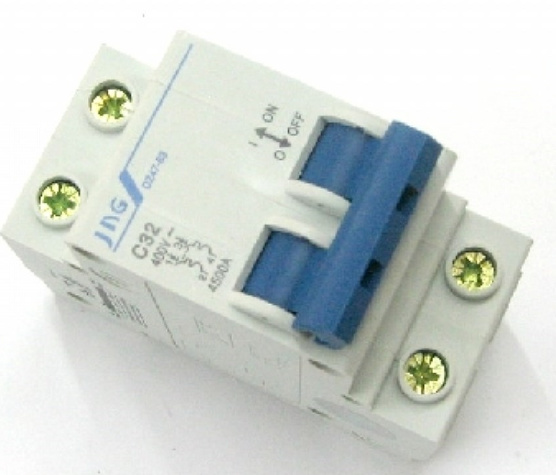 DISJUNTOR JNG DIN DZ47-63 BIPOLAR 50A C 51308