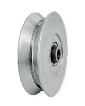 ROLDANA ZINCADA "V" DETONI EIXO FURADO 2" 1051001