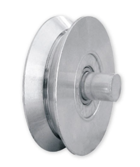 ROLDANA ZINCADA "V" DETONI EIXO+ROLAMENTO 2" 1003001