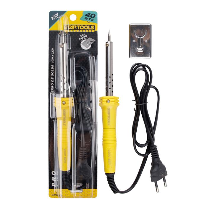 FERRO DE SOLDA CABO PLÁSTICO 40WTS 220V STARTOOLS
