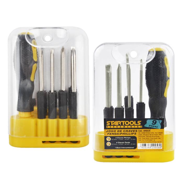 JOGO DE CHAVES 9 PÇS STARTOOLS