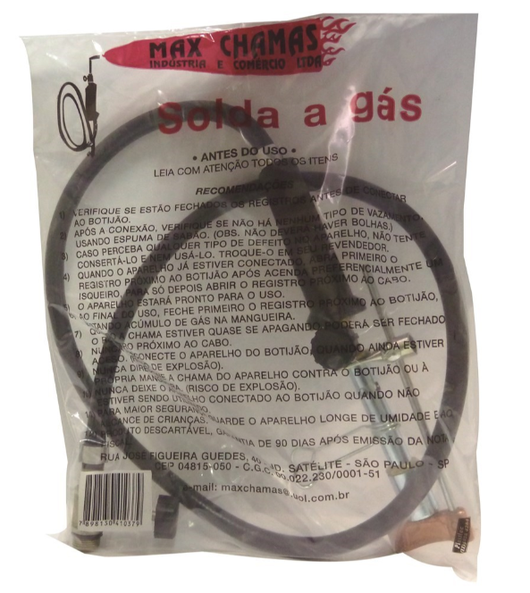 APARELHO DE SOLDA MAX-CHAMAS P-2