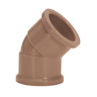 AMANCO MARROM COTOVELO LL 45"x 50mm