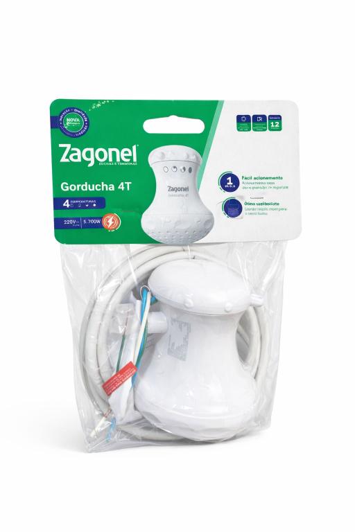 DUCHA ZAGONEL GORDUCHA 4T 127V 5450W
