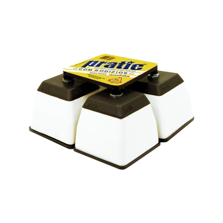 PE GELADEIRA/FOGAO PLASTICO QUADRADO PRATIC BRANCO