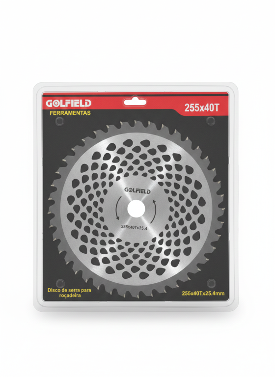 DISCO ROÇADEIRA C/DENTE 255 X 25,4 X 40T VENTILADO GOLFIELD