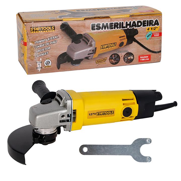 ESMERILHADEIRA 127V 4 1/2' 650W STARTOOLS