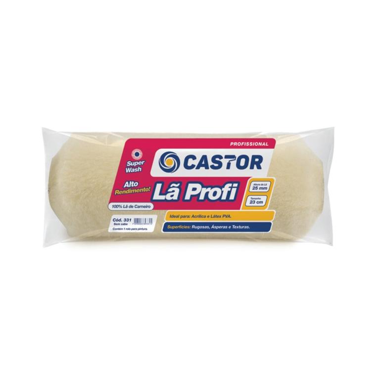 ROLO LA CASTOR PROFISSIONAL 23CM SEM CABO