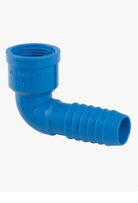 JOELHO INTERNO 90 PE 3/4 AZUL UNIFORTTE