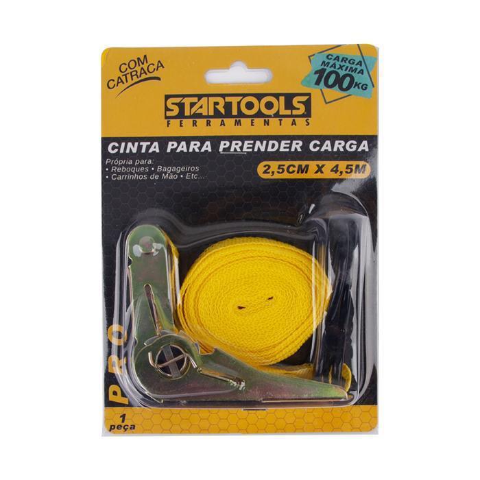 CINTA P/ CARGA 100KG 2.5CM X 4.5M STARTOOLS