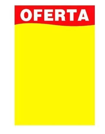 CARTAZ OFERTA 14X19CM C/100