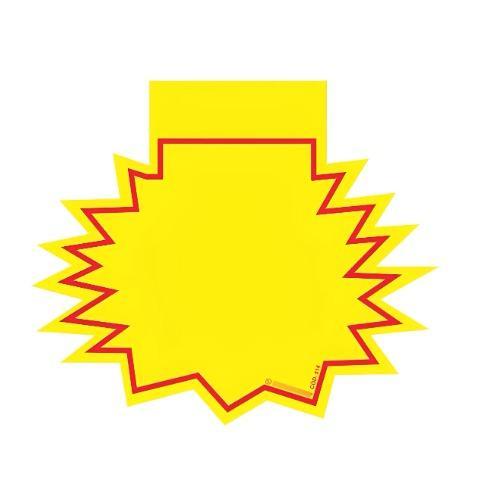 CARTAZ SPLASH 10X10CM C/100