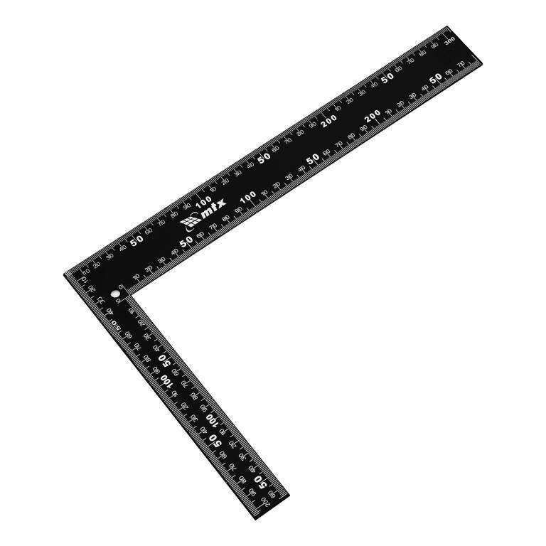 ESQUADRO, ACO CARBONO, 12POL., 300MM, 1PC // MTX