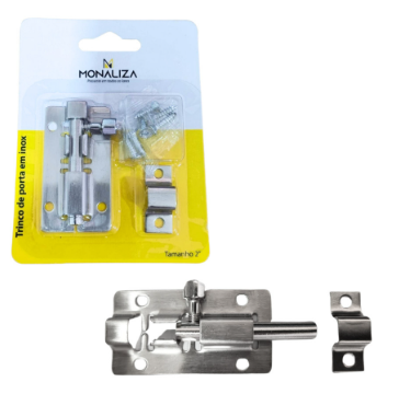 TRINCO DE PORTA INOX MONALIZA