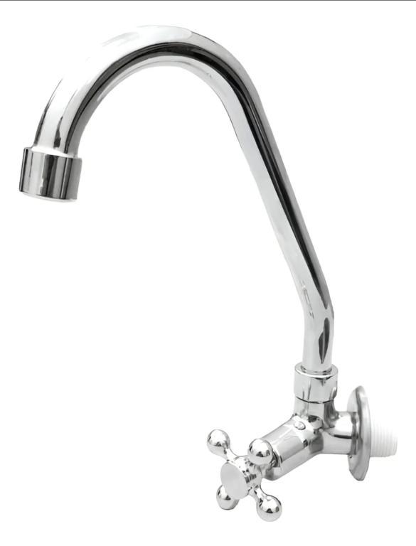 TORNEIRA INOX BICAMOVEL PAREDE C-33 MVS TD METAIS