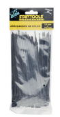 ABRACADEIRA NYLON PRETA 3,6X150MM (100 PÇS) STARTOOLS