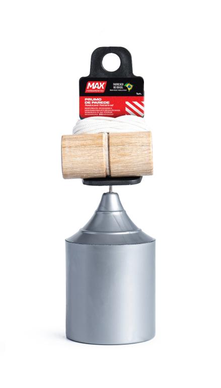 PRUMO DE PAREDE 400g - CORPO PLASTICO MAX