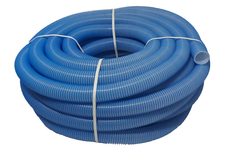 MANGUEIRA PARA PISCINA 38MM SILICONADA AZUL FORTYFLEX