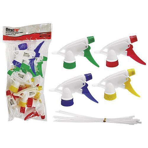 PULVERIZADOR P/GARRAFA PET 10PCS BESTFER