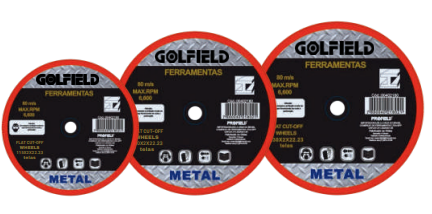DISCO CORTE INOX 115MM 4" (10PÇS) GOLFIELD