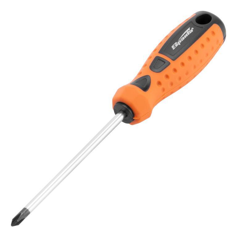 CHAVE PHILLIPS, PH1 3/16 X 4 POL., 100MM, CRV, CABO EMBORRACHADO, 1PC // SPARTA