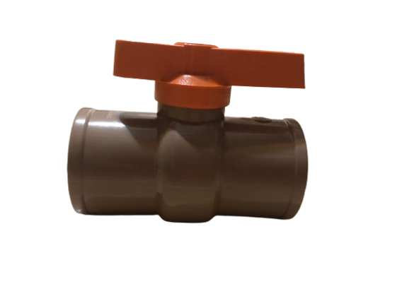 REGISTRO ESFERA SOLDA PVC MARRON  32MM UNIFORTTE