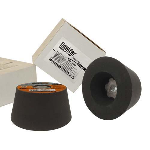 REBOLO COPO CONICO 4"" M14 - GRAO 120" BESTFER
