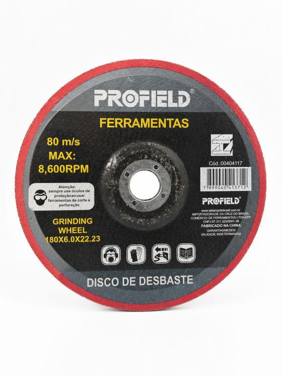 DISCO DE DESBASTE 180MM GOLDIELD